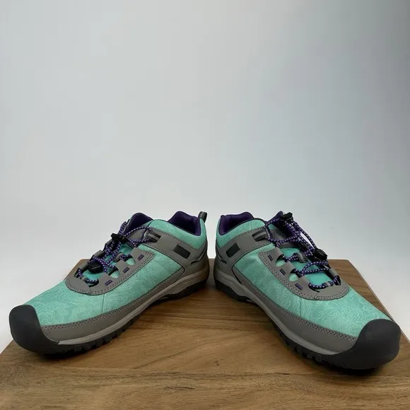 New Big Kids Keen Targhee Sport Teal Athletic Hiking Shoes Sneakers Size 7 Y
