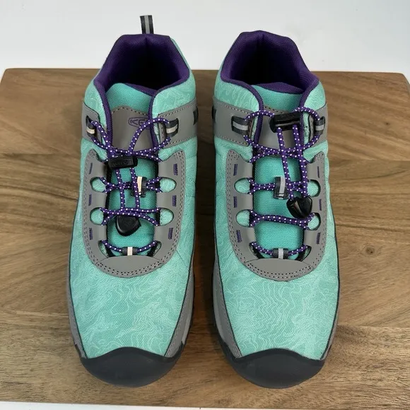 New Big Kids Keen Targhee Sport Teal Athletic Hiking Shoes Sneakers Size 7 Y