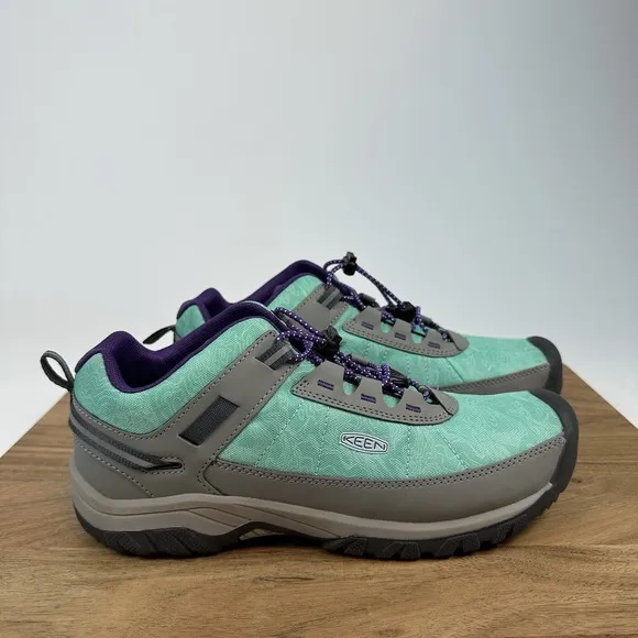 New Big Kids Keen Targhee Sport Teal Athletic Hiking Shoes Sneakers Size 7 Y
