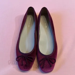 New Cole Haan Velvet Flat Shoes. Size 9.