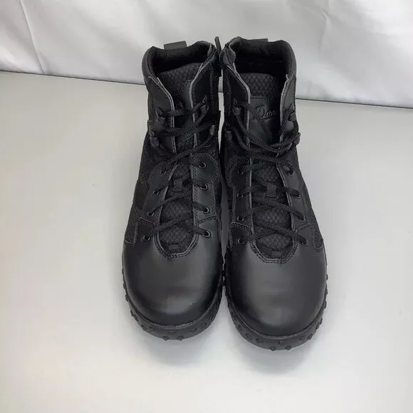 NEW DANNER Mens Scorch Tactical Boots Side-Zip 6-Inch Black Cushioned Size 13