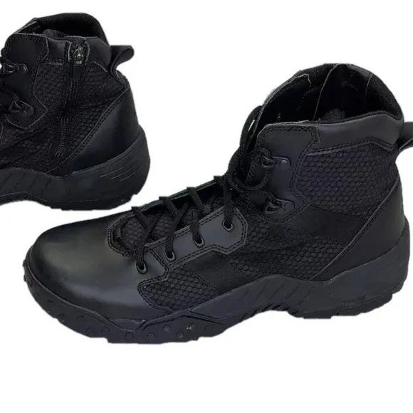 NEW DANNER Mens Scorch Tactical Boots Side-Zip 6-Inch Black Cushioned Size 13