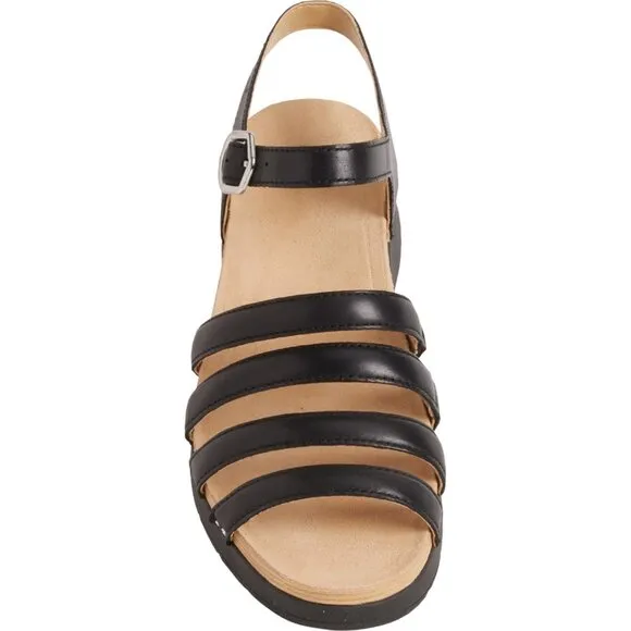 NEW Dansko Roxie Sandals - Nappa Leather For Women in black 254