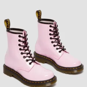NEW Dr.‎ Martens 1460 Women's Ankle Boots in Pink Patent Leather