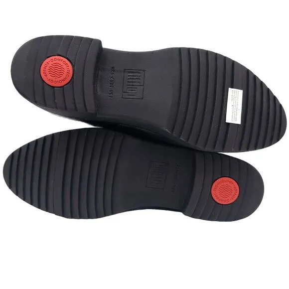 New Fitflop Women's Mari Safferano Ankle Boots Black 8 Slip Resistant