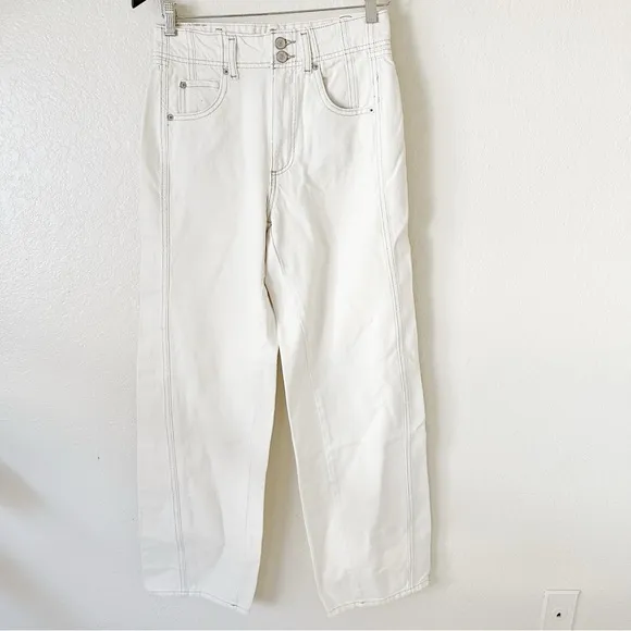 New FREE PEOPLE WE THE FREE ASTER STRAIGHT-LEG JEANS