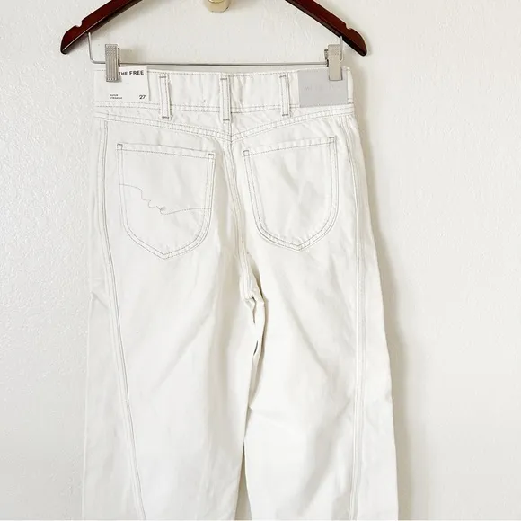 New FREE PEOPLE WE THE FREE ASTER STRAIGHT-LEG JEANS