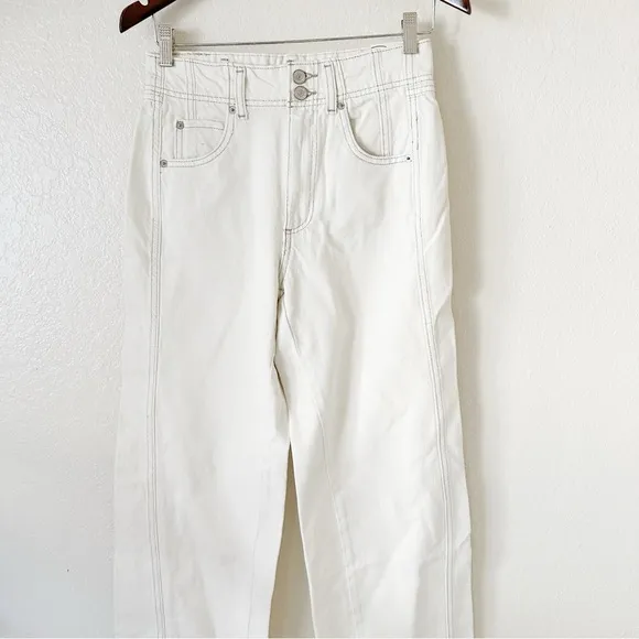 New FREE PEOPLE WE THE FREE ASTER STRAIGHT-LEG JEANS