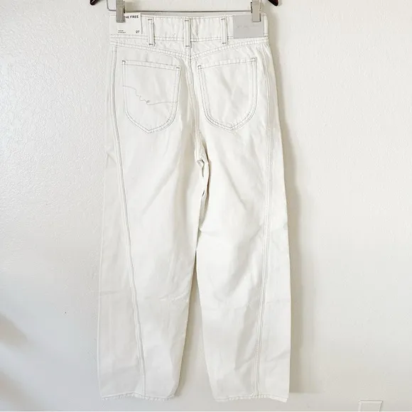 New FREE PEOPLE WE THE FREE ASTER STRAIGHT-LEG JEANS