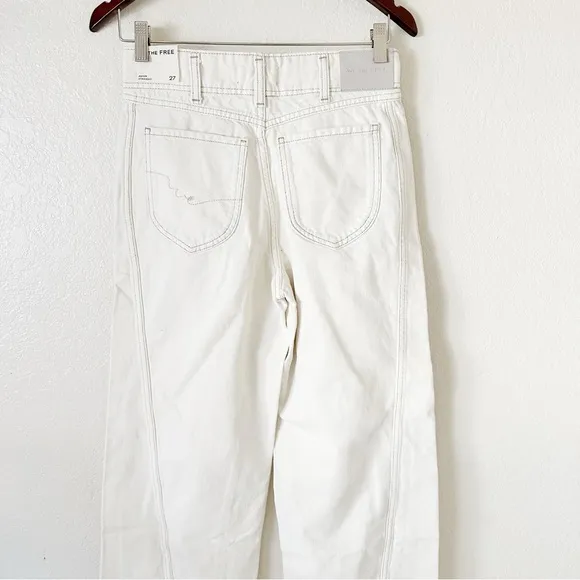 New FREE PEOPLE WE THE FREE ASTER STRAIGHT-LEG JEANS