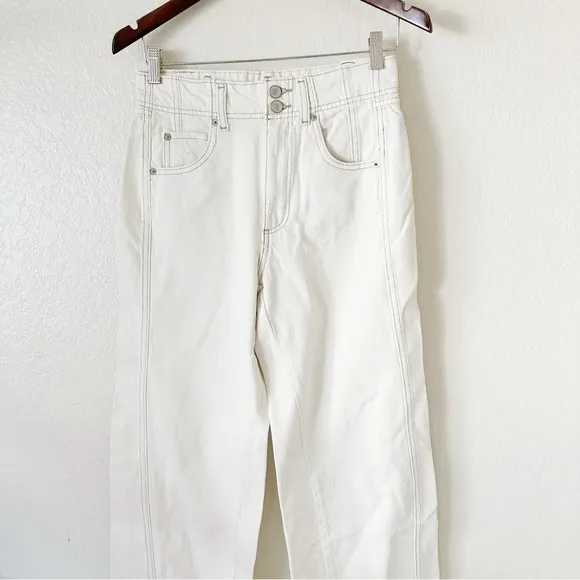 New FREE PEOPLE WE THE FREE ASTER STRAIGHT-LEG JEANS