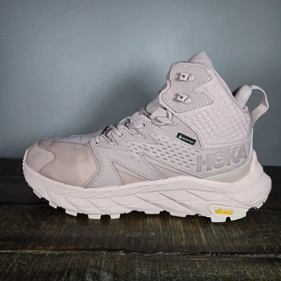 NEW Hoka One One Anacapa Mid GTX Mens Size 9.5 Gore-Tex Hiking Shoes Pink