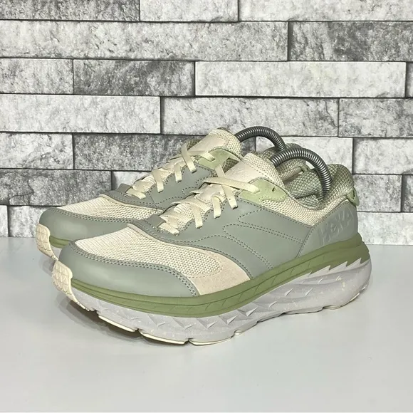 New Hoka One One Bondi L Barley Oat Mens 8 Athletic Shoes