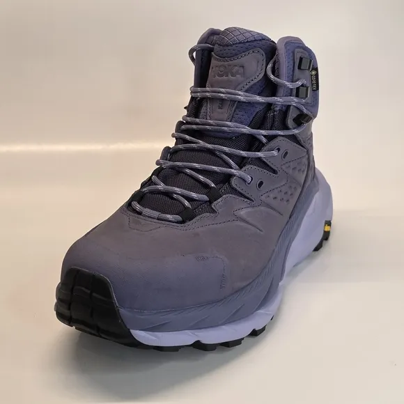 New Hoka One One KAHA 2 GTX Hiking Boots Gore-Tex Mid Purple Women’s Size 8.5