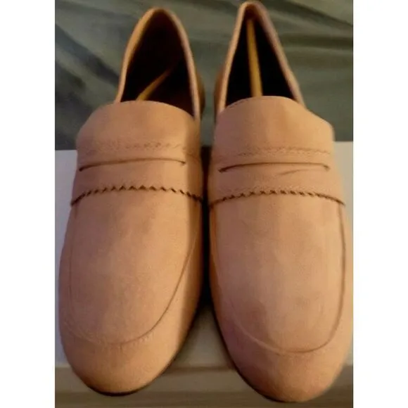 New In Box‎ J. Jill Womens Flat Shoes Suede Slip ons Size 8 Rose Petal