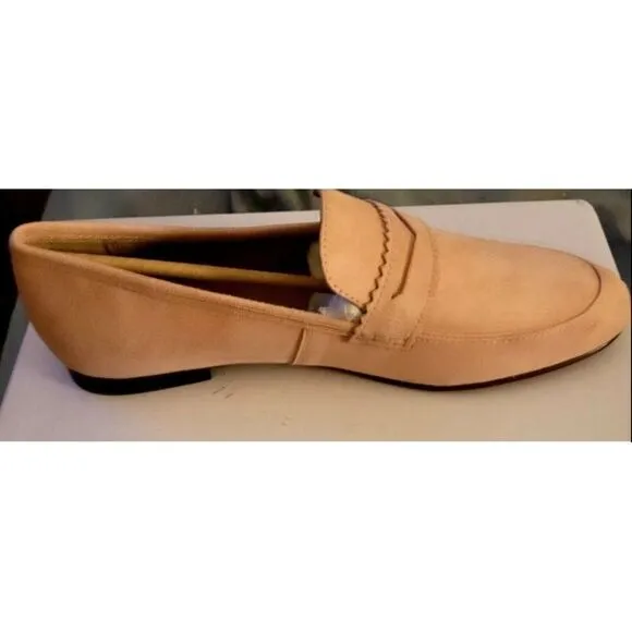 New In Box‎ J. Jill Womens Flat Shoes Suede Slip ons Size 8 Rose Petal