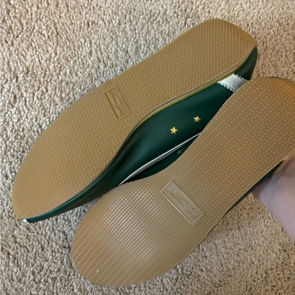 NEW in box Saint Laurent Green Jay Star Sneakers Imperial Gr…