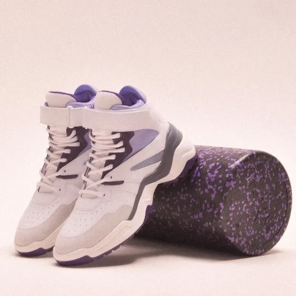 New! KOIO Aerobics Pearl Retro Colorblock High Top Platform Sneakers