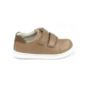 NEW L'AMOUR kid's kyle double strap sneaker in mocha