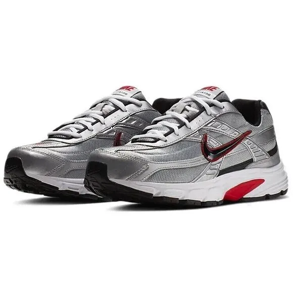 NEW* Men Nike Initiator Running Athletic Sneakers Metallic Silver (394055 001)