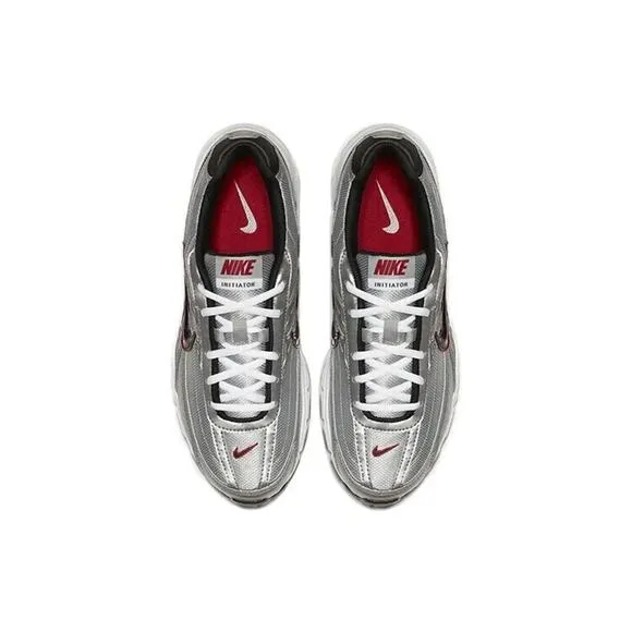NEW* Men Nike Initiator Running Athletic Sneakers Metallic Silver (394055 001)
