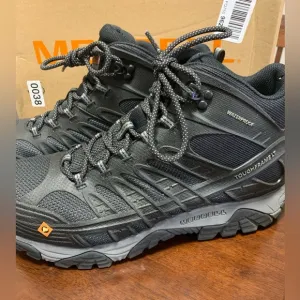 New men’s Merrill Moab Velocity Mid Waterproof Carbon Fiber Boots Size 11.5