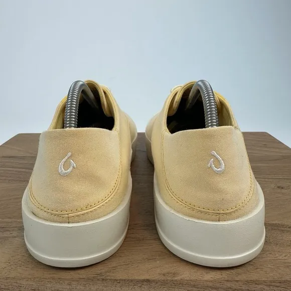 New Mens Olukai Tradewind Yellow Comfort Casual Shoes Sneakers Size 10 M