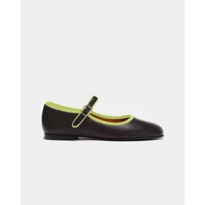 NEW NAGUISA women's adams maryjane shoes in brown