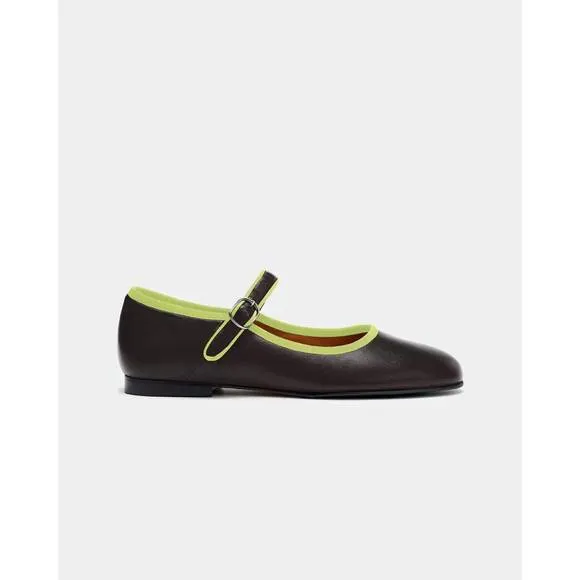 NEW NAGUISA women's adams maryjane shoes in brown