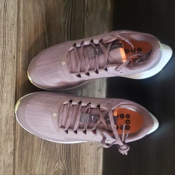 New Nike Air Zoom Pegasus 38 Shield Gray Purple Running Sneakers