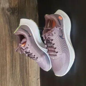 New Nike Air Zoom Pegasus 38 Shield Gray Purple Running Sneakers