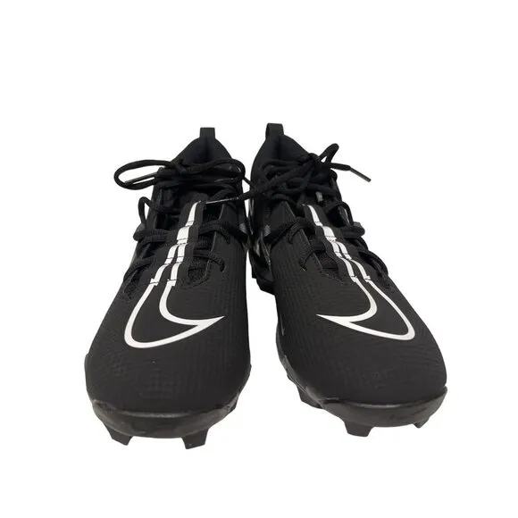 NEW! Nike Alpha Menace 3 Shark Black White Football Cleats Shoes Men's Size 9.5