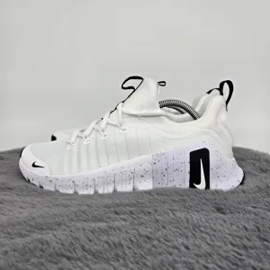 New Nike Free Metcon 6 'White Silver Black' Women's Workout Shoes Size 9