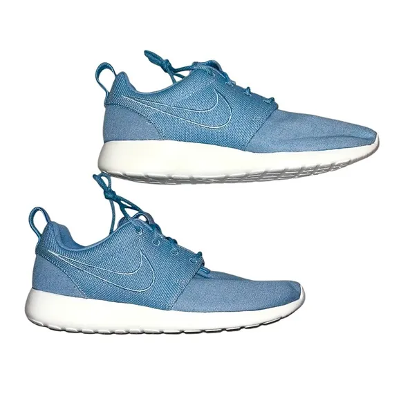 NEW Nike Men’s Roshe One Premium Denim Sneakers size 9 Blue