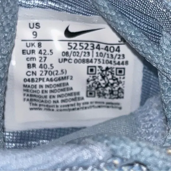 NEW Nike Men’s Roshe One Premium Denim Sneakers size 9 Blue