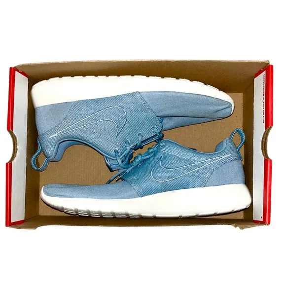 NEW Nike Men’s Roshe One Premium Denim Sneakers size 9 Blue