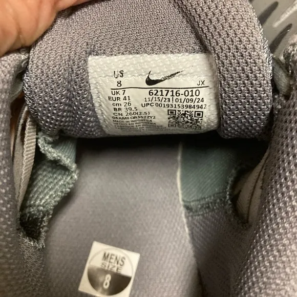 NEW-Nike Reax Gray Running Sneakers