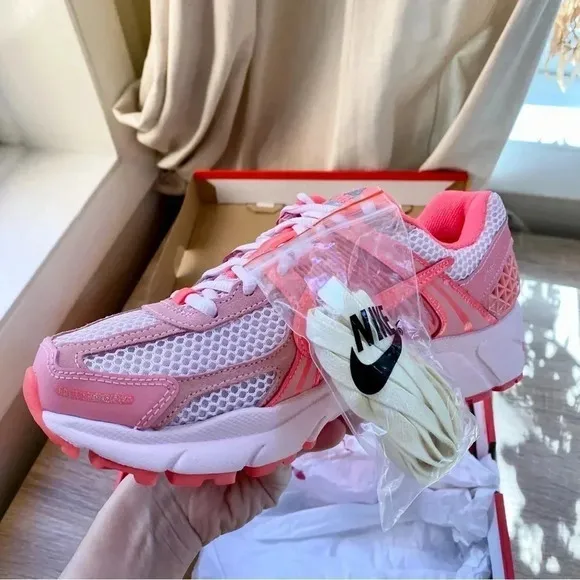New Nike Vomero 5 Sneakers Shoes Pink Foam Hot Punch