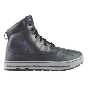 NEW NIKE youth woodside shoes in anthracite/grey/purple