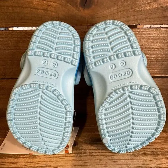 New NWT Little Kids Crocs Classic Ombre Blue Sandals Clogs Shoes Size 6‎ C