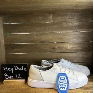 New NWT Mens Hey Dude Cody Sport Mesh White Comfort‎ Sneakers Shoes Size 12 M