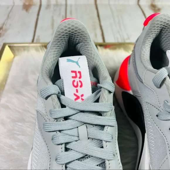 New PUMA RS-X Grey Pink Sneakers