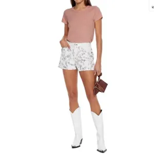 NEW RAG &amp; BONE ELLIE FLORAL HIGH RISE DENIM SHORTS