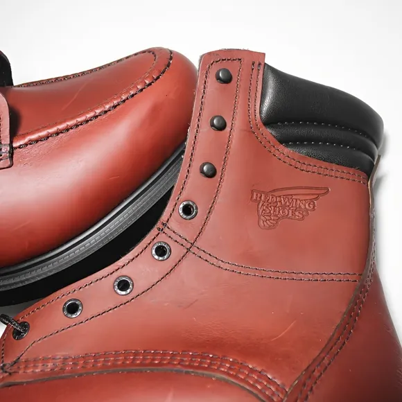 ✨New Red Wing 402 Classic Supersole Plain Toe Moc Toe Boots Men Size 9-13  USA