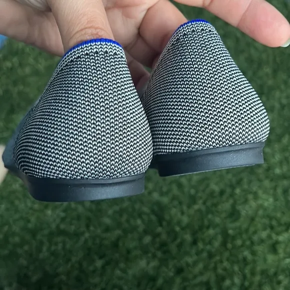 New Rothy’s “the flat” Grey Mist Captoe w/o box