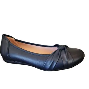 NEW SABRINAS women's london knotted flat shoes in navy