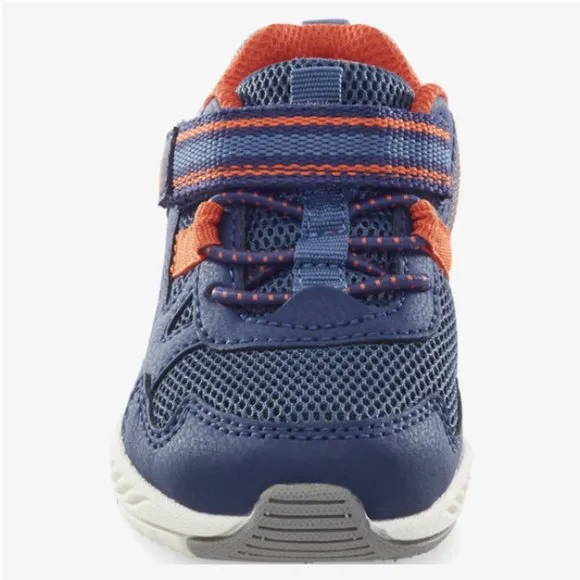 NEW Stride Rite Boys Sizes 5 - 6 (M &amp; W) Player Sneaker M2P Washable, Navy Multi