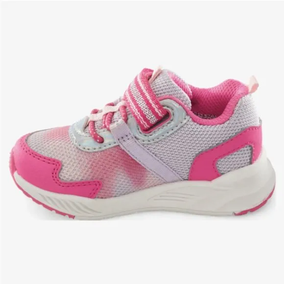 NEW Stride Rite Sizes 5- 10 Girls Player Sneaker Washable (M2P) - Pink Multi