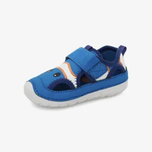 NEW Stride Rite Sizes 5- 6 (M &amp; W) Baby Boys Splash Sandal - Blue Clownfish