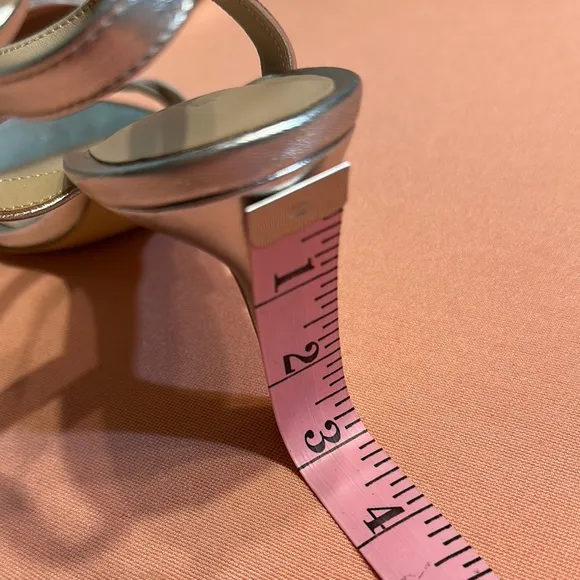 New Stuart Weitzman Silver Women's Sandals. Size 8. Dust bag included.